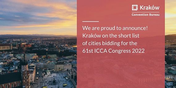 Kraków on the short list of cities bidding to host the 61st ICCA Congress
