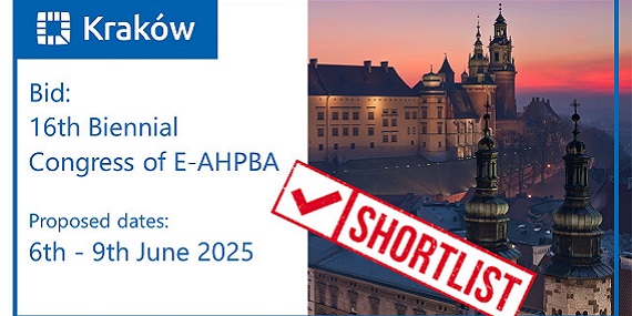 Kraków w finale konkursu o organizację kongresu E-AHPBA w 2025 roku