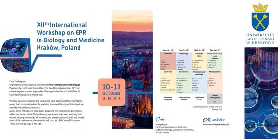 10-13.10.2022 - XIIth EPR Workshop