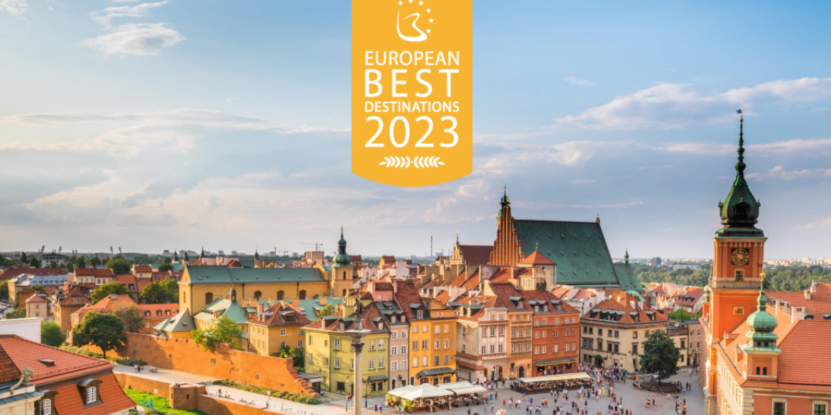 Warszawa wygrała plebiscyt European Best Destinations 2023