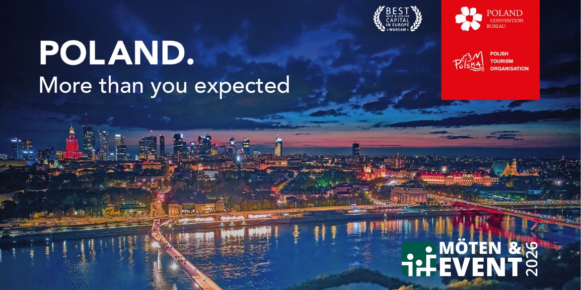 Poland Convention Bureau na Möten & Event 2026 w Sztokholmie - zapowiedź