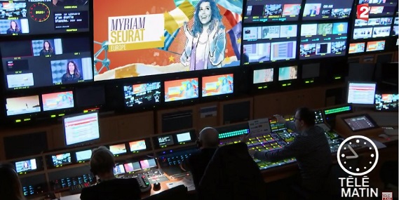 Zdjęcie ze studia France 2