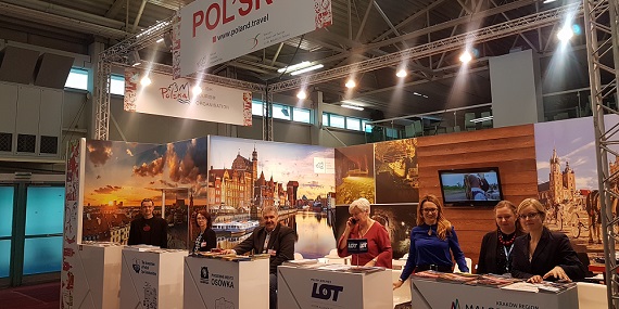 Polskie stoisko na targach  ITF SLOVAKIATOUR 2018