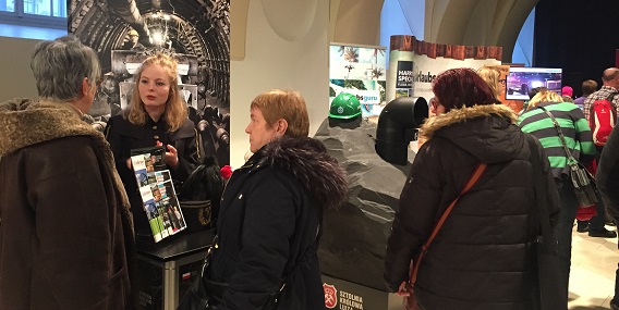 Stoisko kopalni Guido na targach w Wiedniu