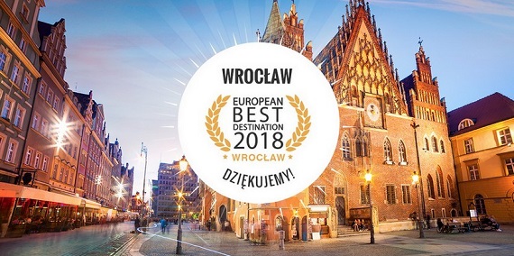 Wrocław voted European Best Destination 2018
