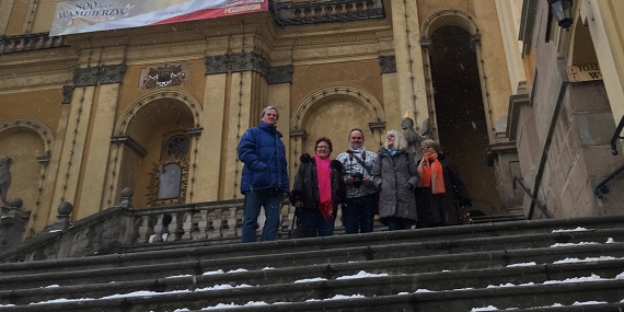 Zarząd SKAL Klub Wien podczas wizyty w Wambierzycach