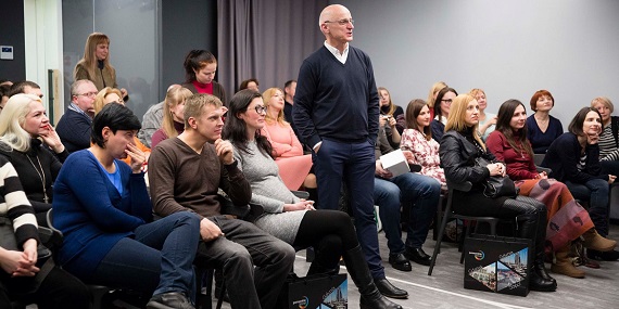 Spotkanie z dziennikarzami na temat nowych połączeń lotniczych pomiędzu Ukrainą i Polską