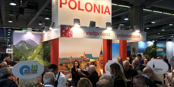 Polskie stoisko na targach BIT w Mediolanie