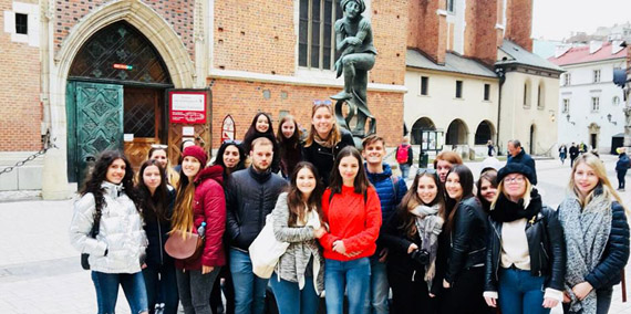 Belgijscy studenci szkolą się w Krakowie