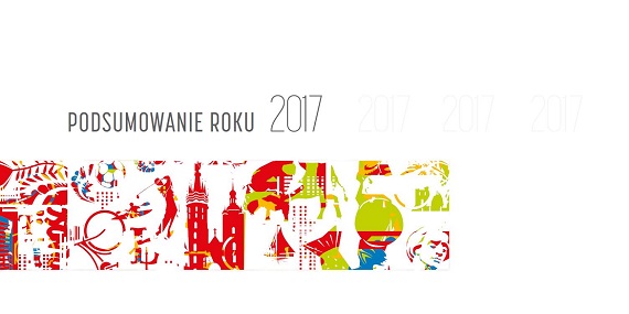 Okładka broszury podsumowującej rok 2017 w POT