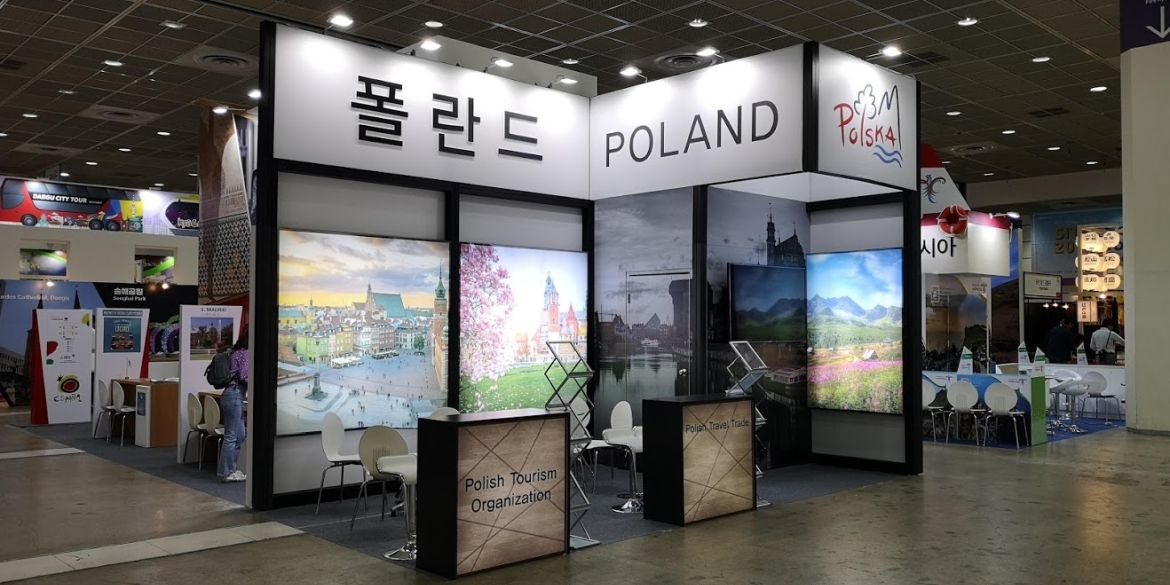 Polskie stoisko na targach w Seulu