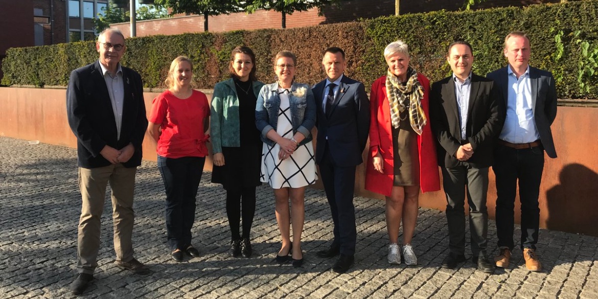 Polska delegacja na konferencji w Tielt