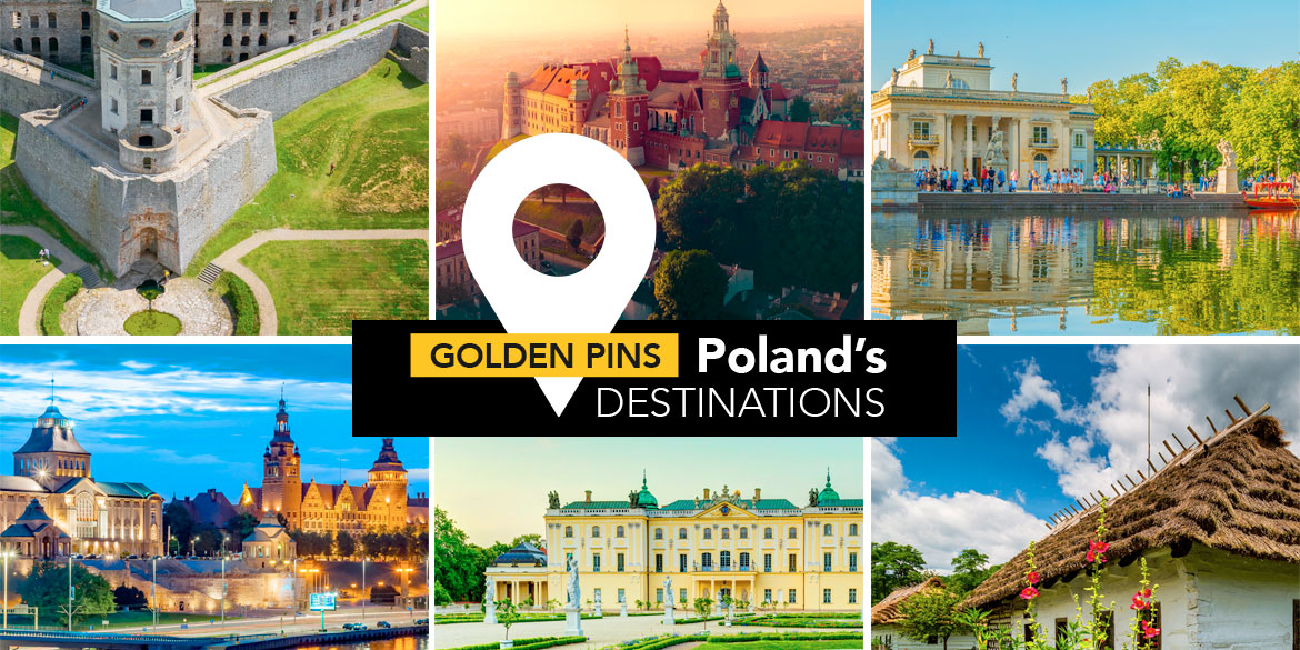 Image campaign of golden pins