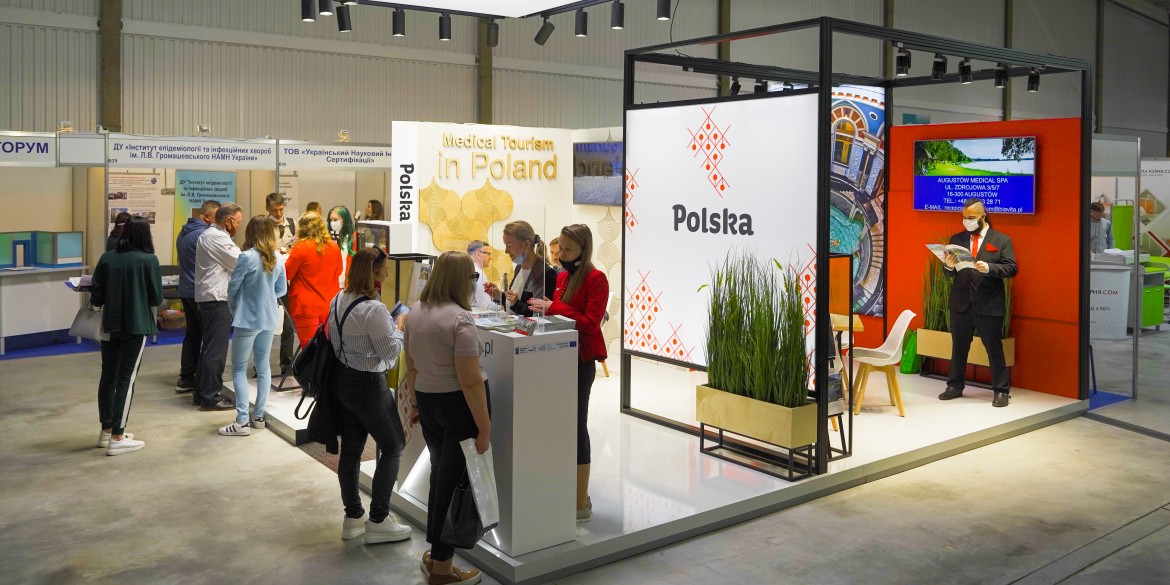 Polish stand at Healthcare Travel Expo