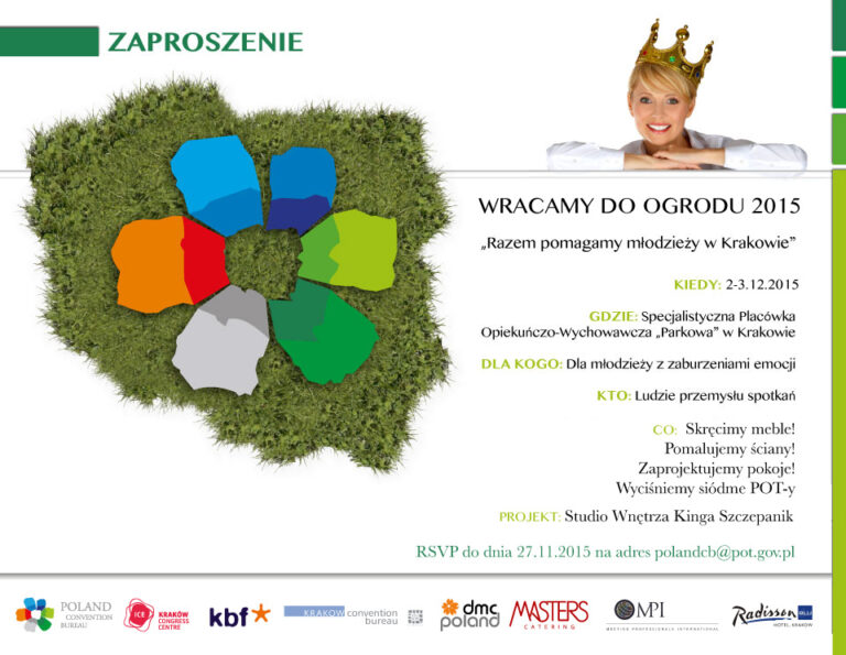 zaproszenie Wracamy do Ogrodu 2015