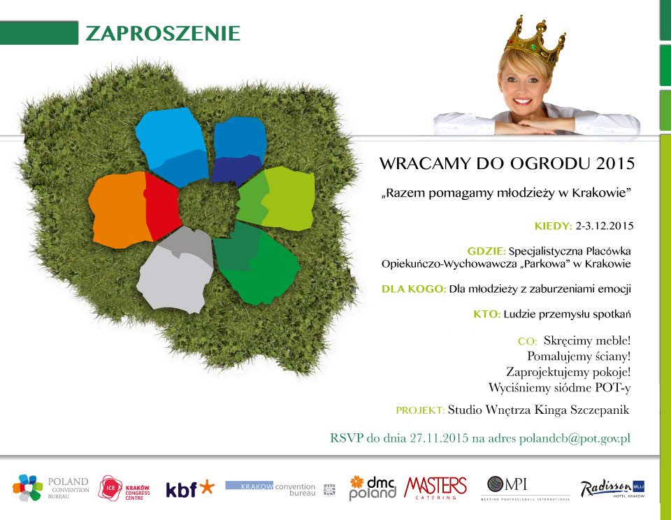 zaproszenie Wracamy do Ogrodu 2015