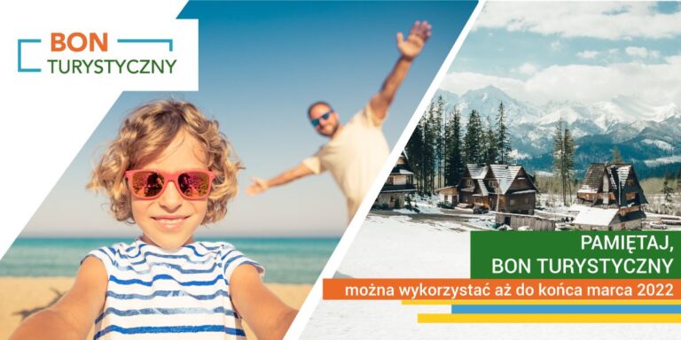 Bon turystyczny można wykorzystać do końca marca 2022 r.