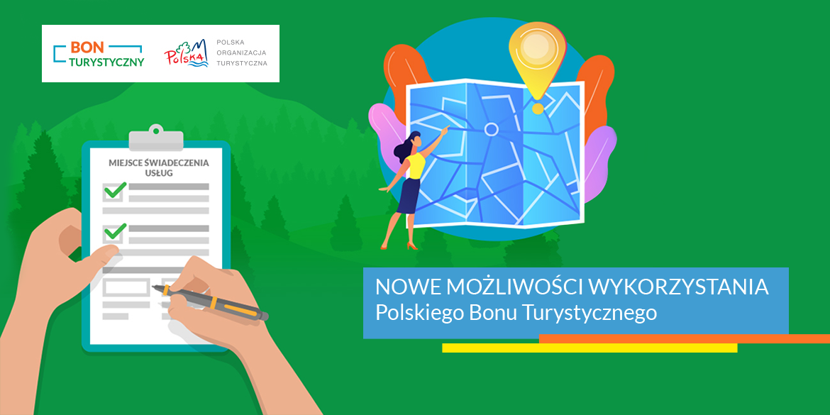 Grafika zmian w Polskim Bonie Turystycznym