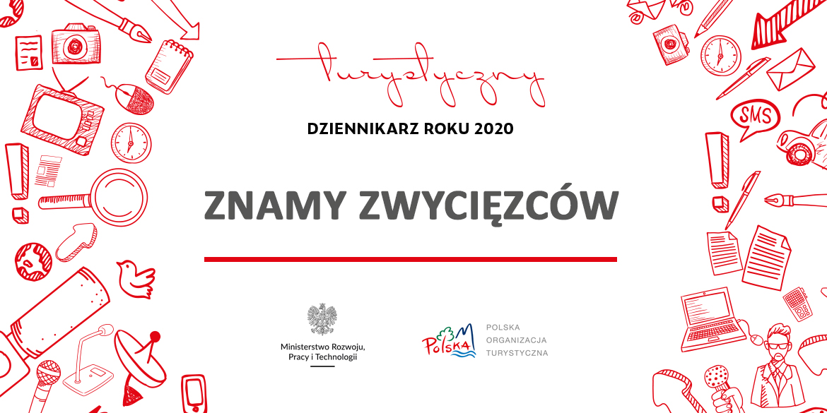 Grafika konkursu Turystyczny Dziennikarz Roku 2020