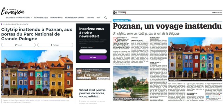 Artykuły w ramach kampanii na rynku belgijskim