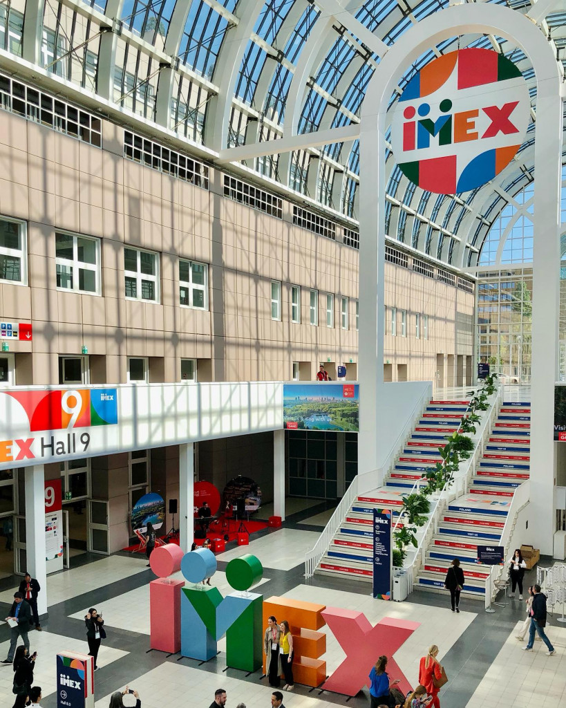 Polska Organizacja Turystyczna na targach w Niemczech zdjęcie IMEX Galleria Frankfurt Messe eventprofslab imex frankfurt laboratorium tworców
