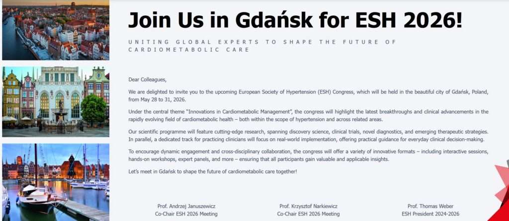 Gdańsk, Poland, 35th Congress of the European Society of Hypertension