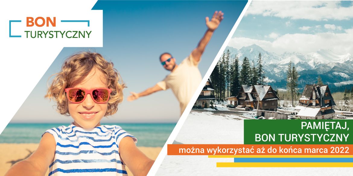 Bon turystyczny można wykorzystać do końca marca 2022 r.