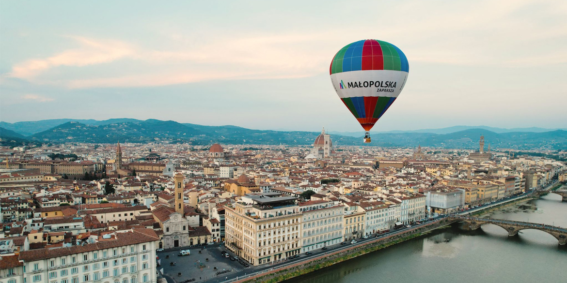 Balon Małopolski nad Toskanią