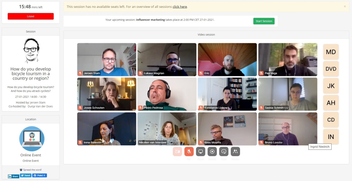 Rozmowy podczas konferencji