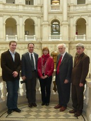 L-R: Piotr Szyld, Karol Marciniak, Aneta Książek, Karol Duczmal, Jacek Ługowski