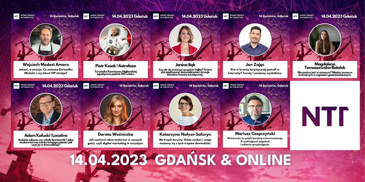 prelegenci nowych trendów w turystyce w Gdańsku konferencja w gdansku nowe trendy w turystyce eksperci prelegenci