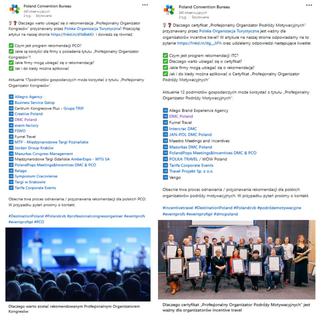 linkedin poland convention bureau polandcvb destinationpoland pco dmc itc program rekomendacji linkedin poland convention bureau polandcvb destinationpoland pco dmc itc program rekomendacji