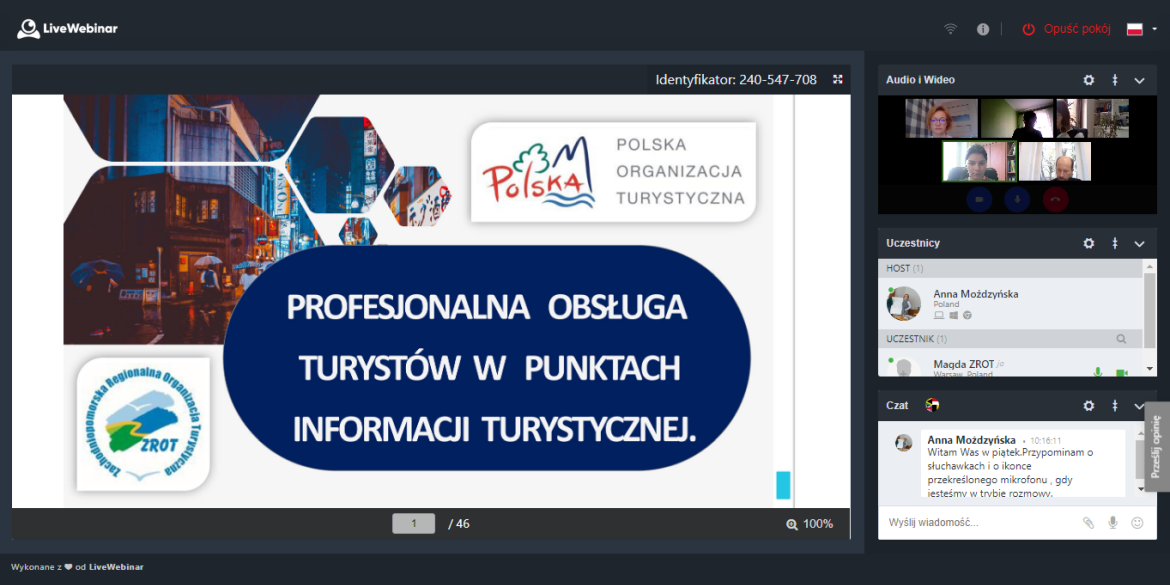 Kadr z prezentacji szkolenia kadr IT